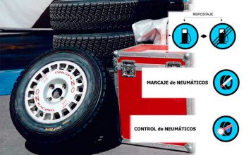 Zona de Repostaje y marcaje de neumáticos
