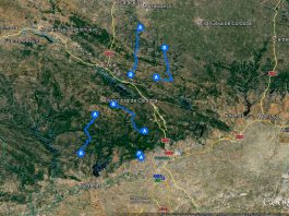 mapa tramos cronometrados rally