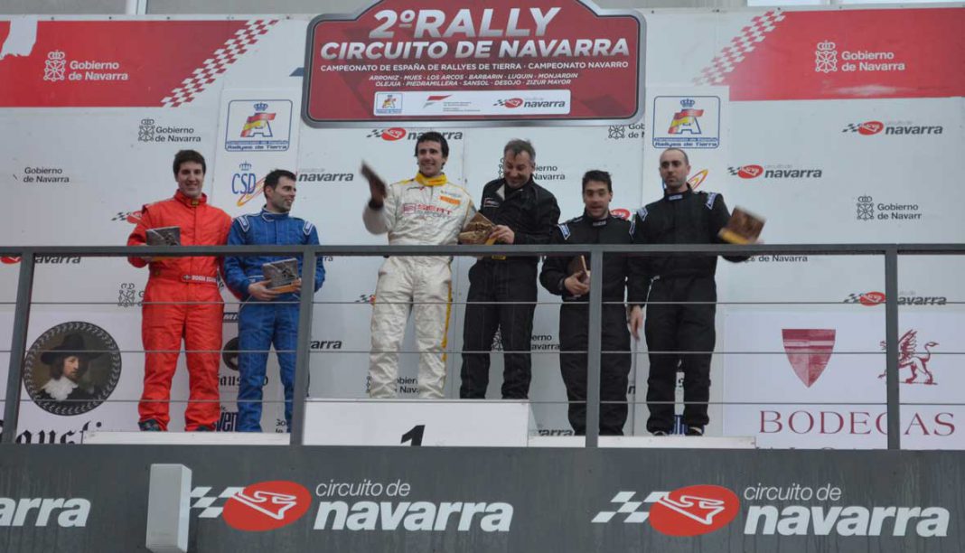 fin rally entrega premios podium